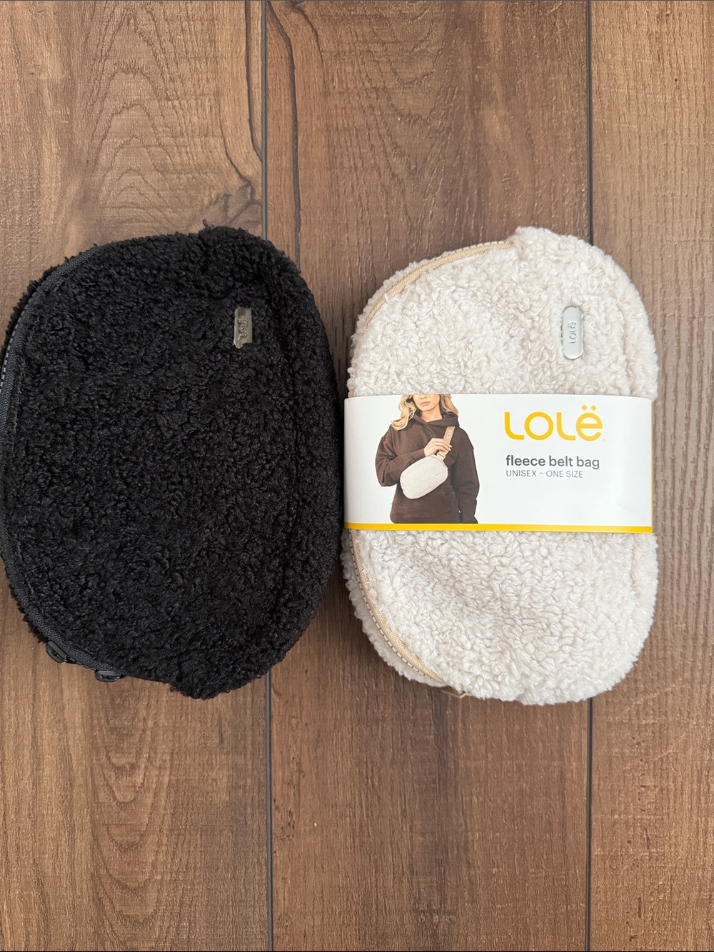 LOLE Fleece Belt Bags - SET OF TWO - Unisex - One Size